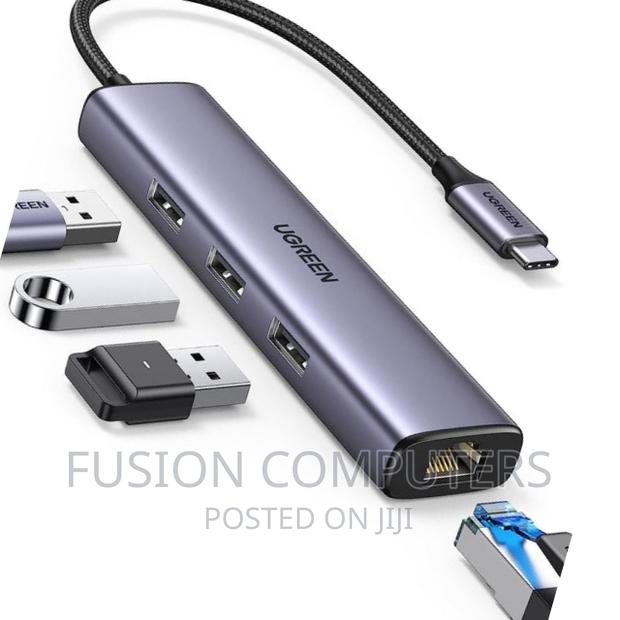 UGREEN Cm475usb-Ctousb3.0hub(3 Ports)+Gigabitethernet-