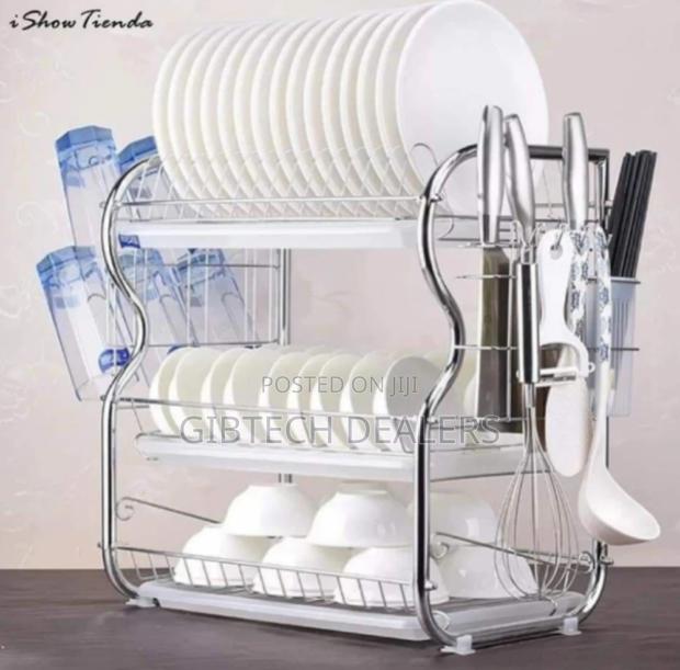 Nunix 3 Tier Dish Rack - main view