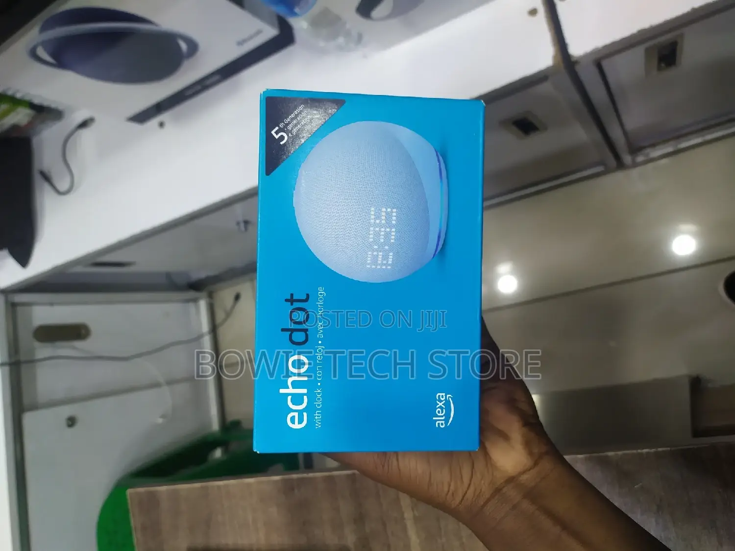 Echo Dot Alexa With Clock