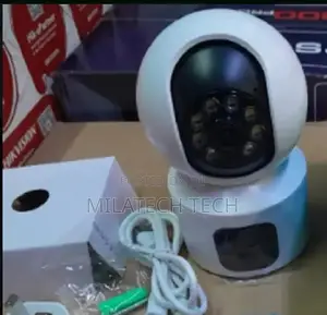 Dual Imported Lens PTZ V380 Smart AI Wifi Camera 360 Degrees
