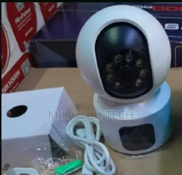 Dual Imported Lens PTZ V380 Smart AI Wifi Camera 360 Degrees