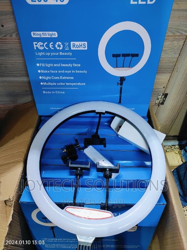 High Quality 18 Inches Ringlight With Tripod Microphone - thumbnail 2