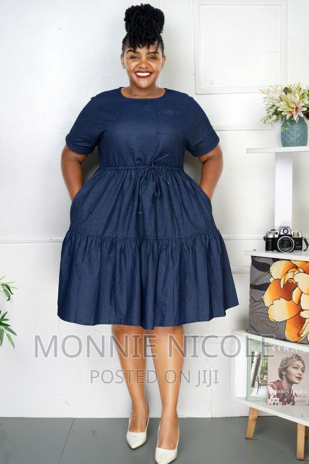 Denim Skater Dress