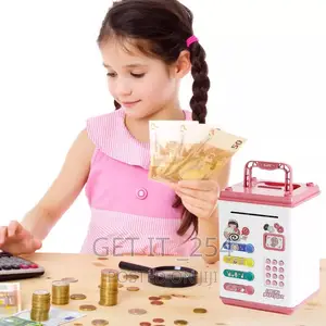 Password/Finger Print Enabled Electric Piggy Bank