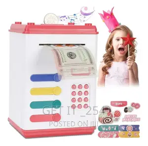 Password/Finger Print Enabled Electric Piggy Bank