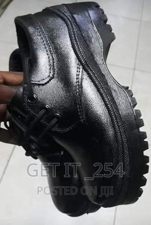 Lace Leather School Shoe - thumbnail 2