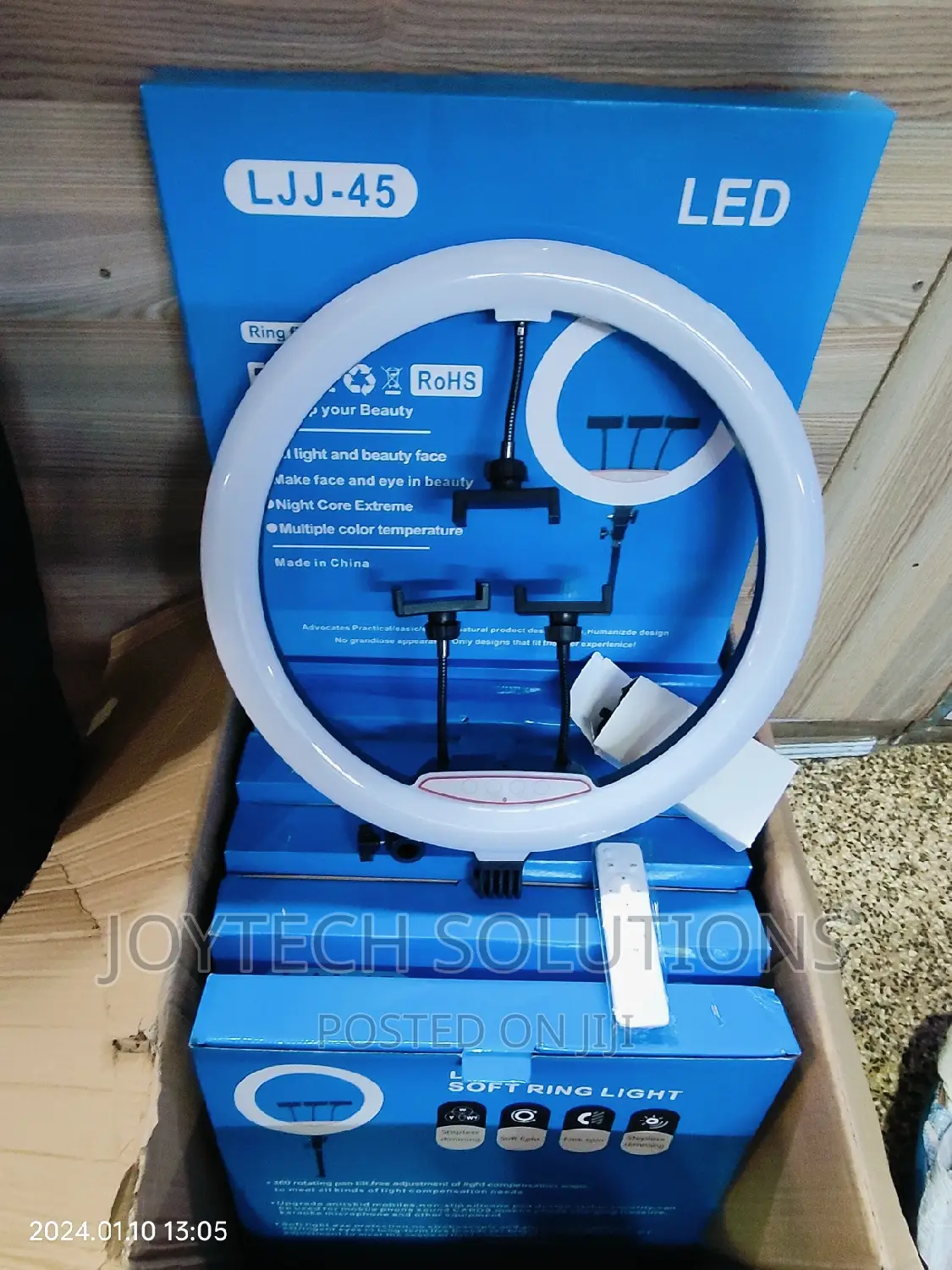 High Power Led 18 Inches Ringlight With Stand and Microphone