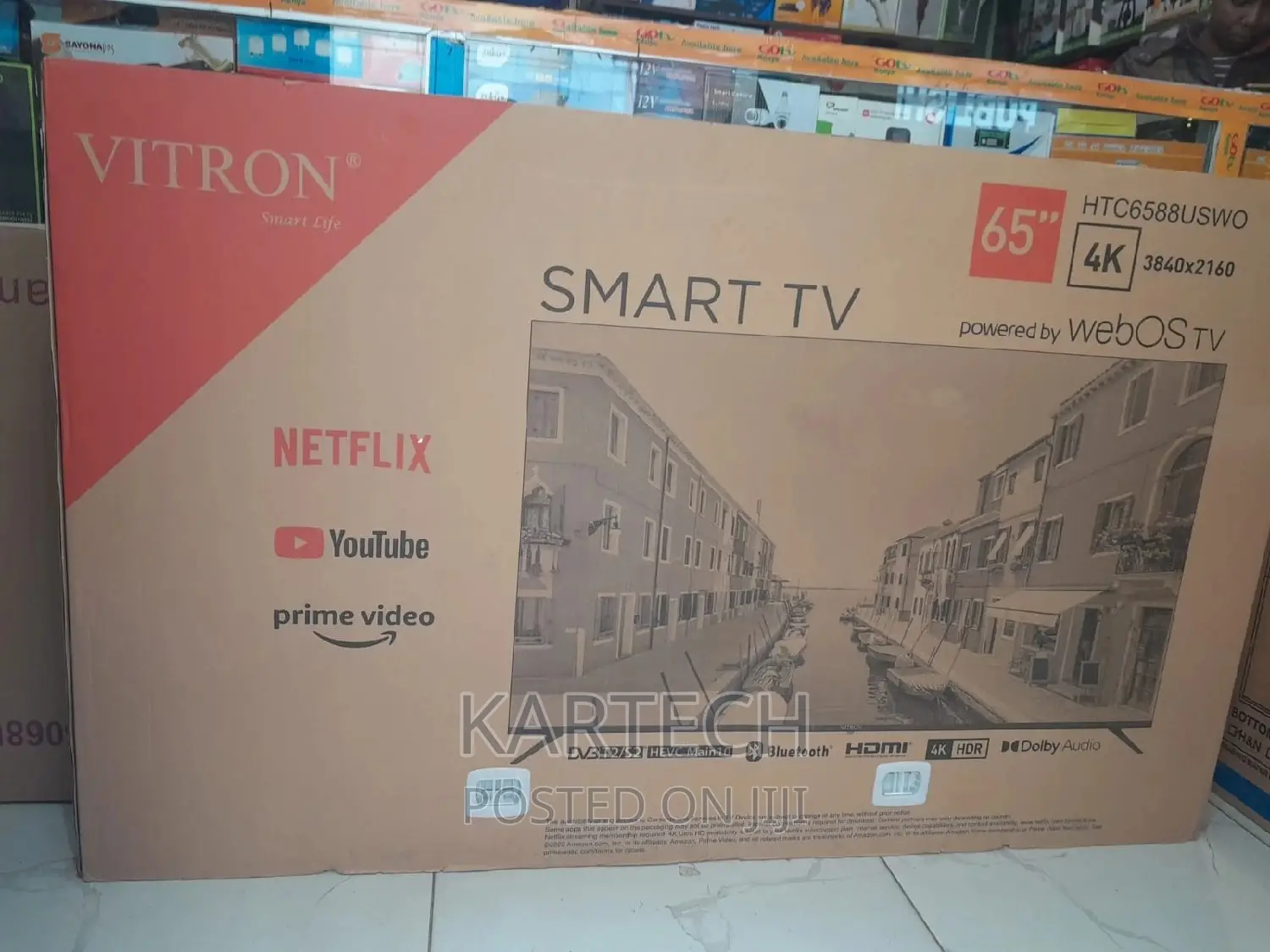 Vitron 65 Inches Smart Android Tv Htc6588uswo