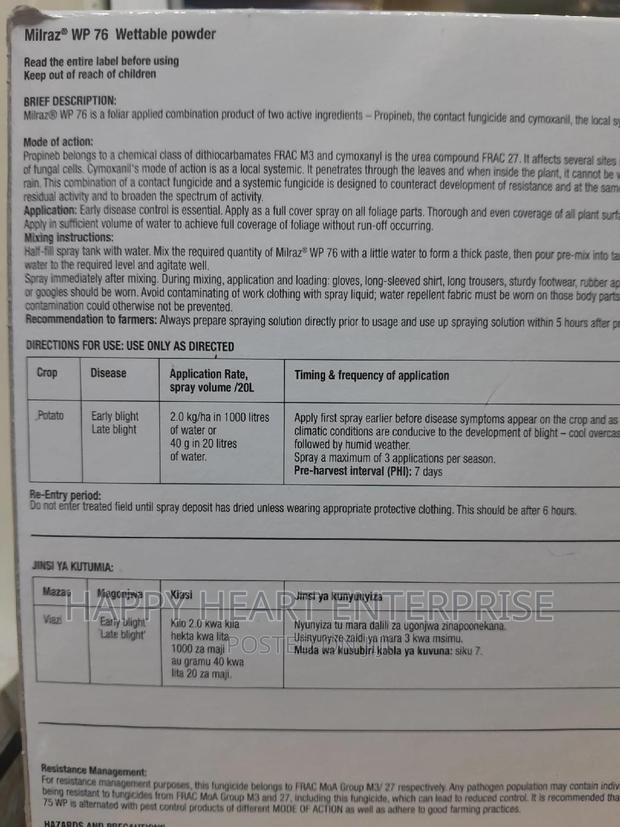 Milraz Wp 76 Fungicide 500G - thumbnail 6