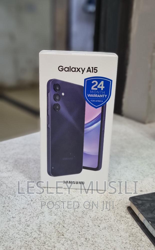 New Samsung Galaxy A15 128 GB Black - thumbnail 2