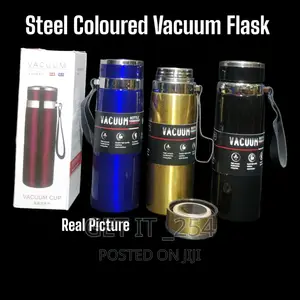 Steel Coloured  Vacuum Flask Available In Followin
