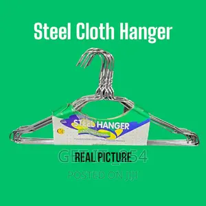 Stainless Steel Cloth Hanger 10pcs 

Per Set.