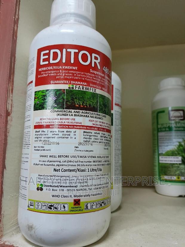 Editor 480sc Selective Carrot Herbicide 1litre - thumbnail 2