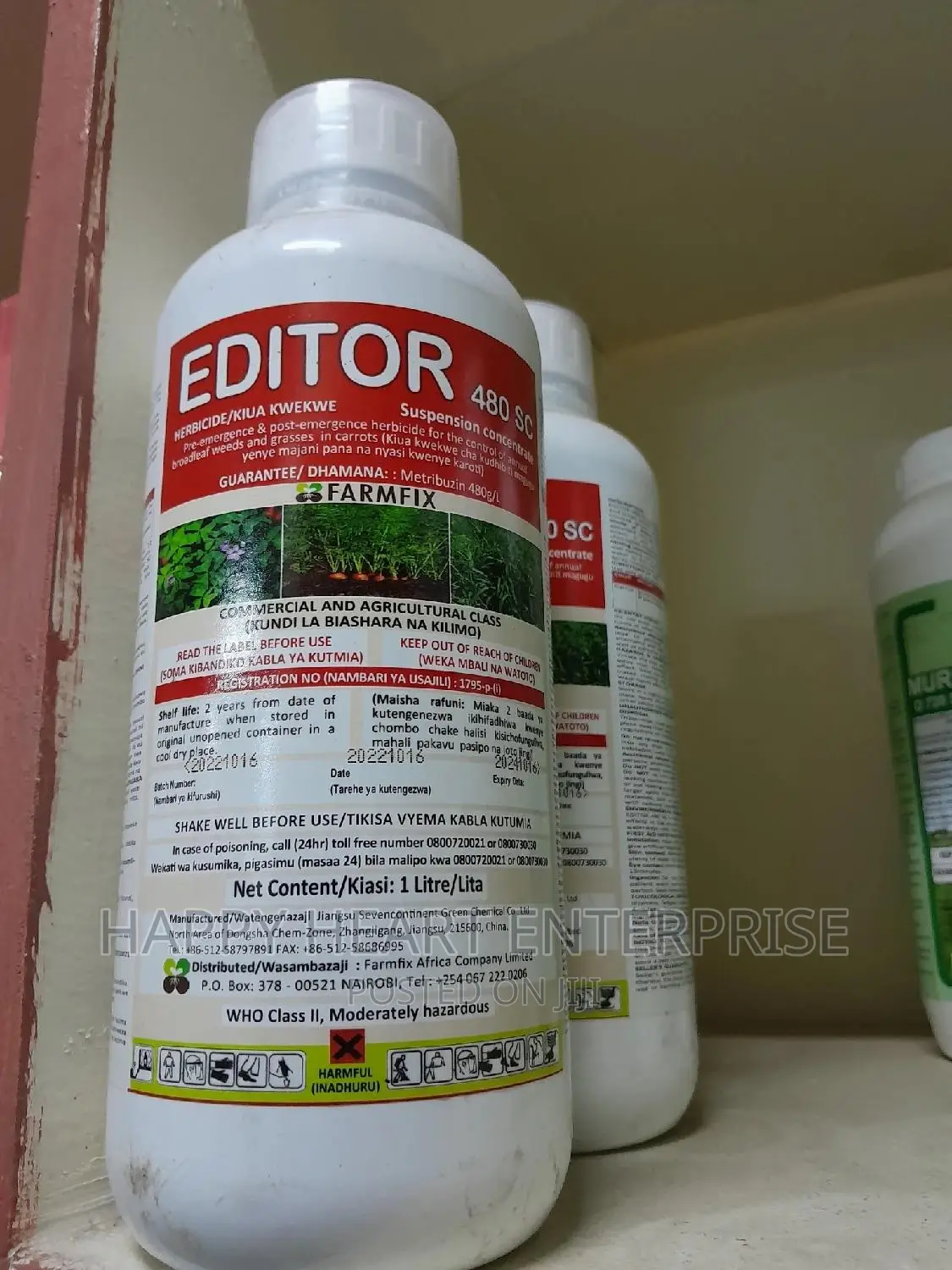 Editor 480sc Selective Carrot Herbicide 1litre