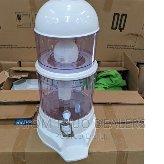 Standing Water Purifier With Tap(White)