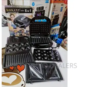 Sokany 6 in 1 Sandwich Maker Available 