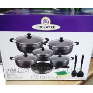 14 Pieces Nonstick TC Cookware Set.