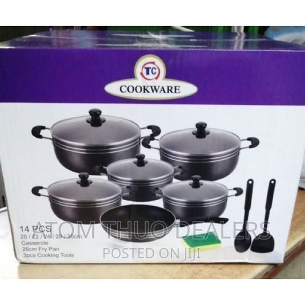 14 Pieces Nonstick TC Cookware Set.