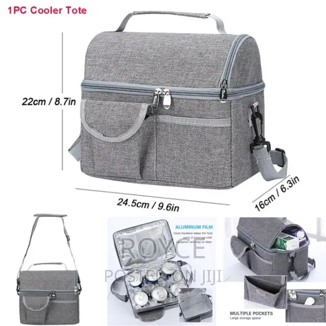 Double Compartment Lunch Bag