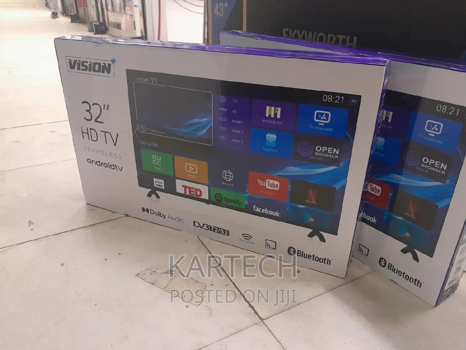 Vision Plus 32 Inches Smart Android Frameless Tv