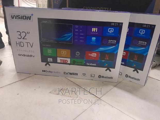 Vision Plus 32 Inch Frameless Smart Android Tv - main view