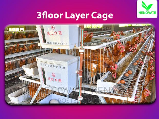 Spacious 96 Layers Chicken Cage - main view