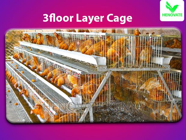 3floor Layers Cage/96 Birds - main view