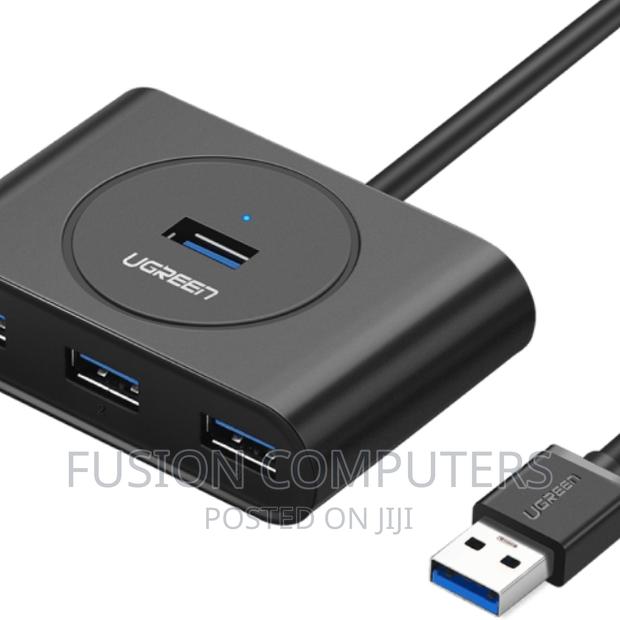 UGREEN 4-Port USB3.0 Hub With USB-C Usb-Interface1m Black
