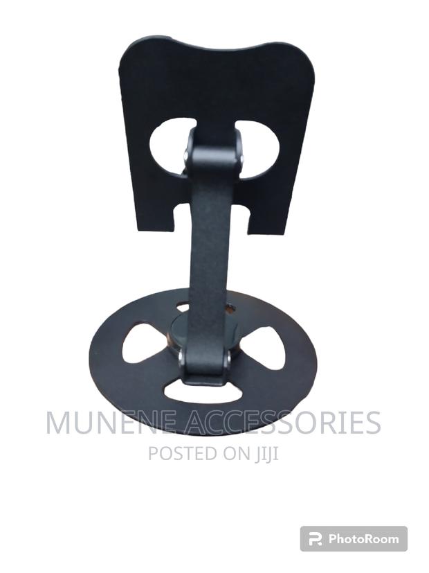 Desktop Tablet Stand Rotating Folding Metal Phone Holder - thumbnail 2