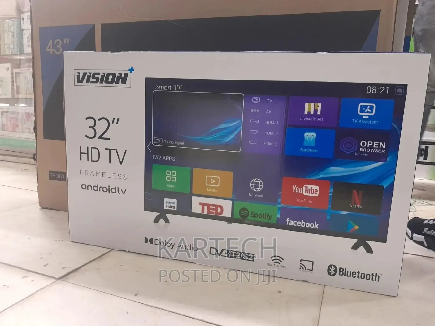 Vision Plus 32" Inches Hd Smart Android Tv