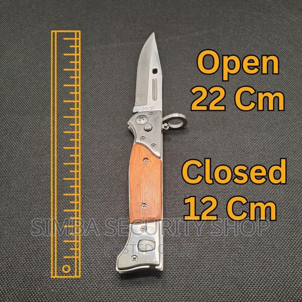 Foldable Pocket Knife Ak-47s CCCP Automatic Pen Pouch Steel - thumbnail 4