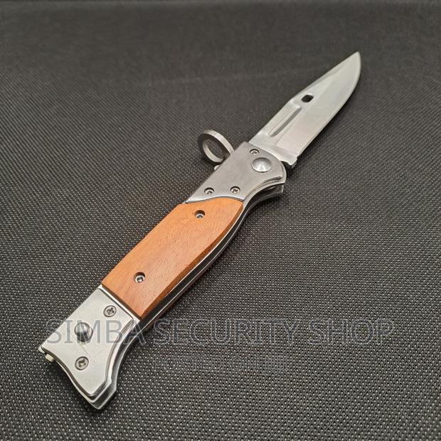 Foldable Pocket Knife Ak-47s CCCP Automatic Pen Pouch Steel - thumbnail 9