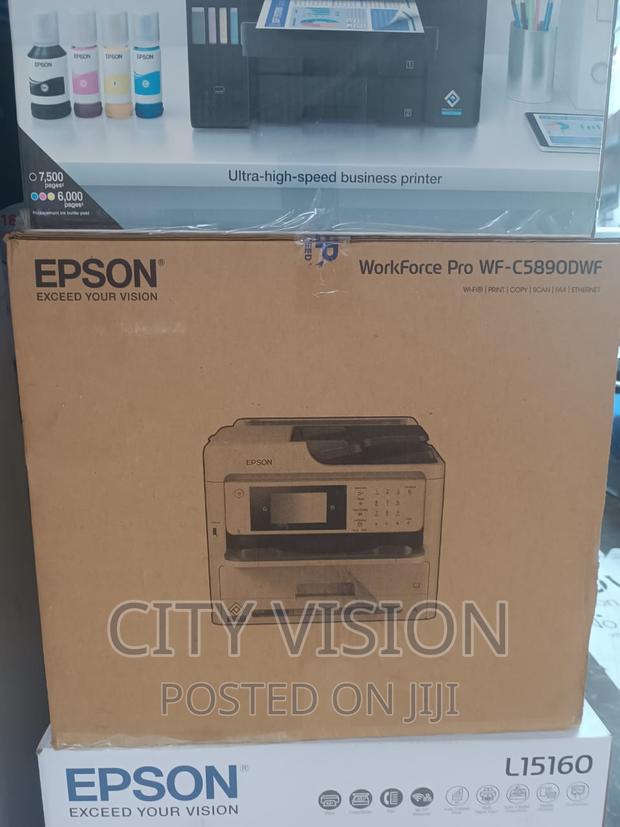 Epson Workforce Pro //Wf-C5890dwf Multifun Printer Epson!! ^ - main view