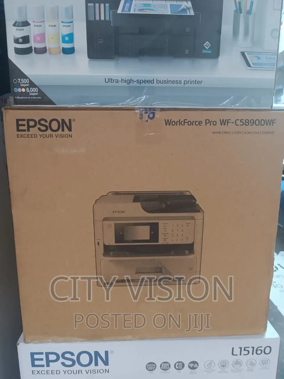 Epson Workforce Pro //Wf-C5890dwf Multifun Printer Epson!! ^
