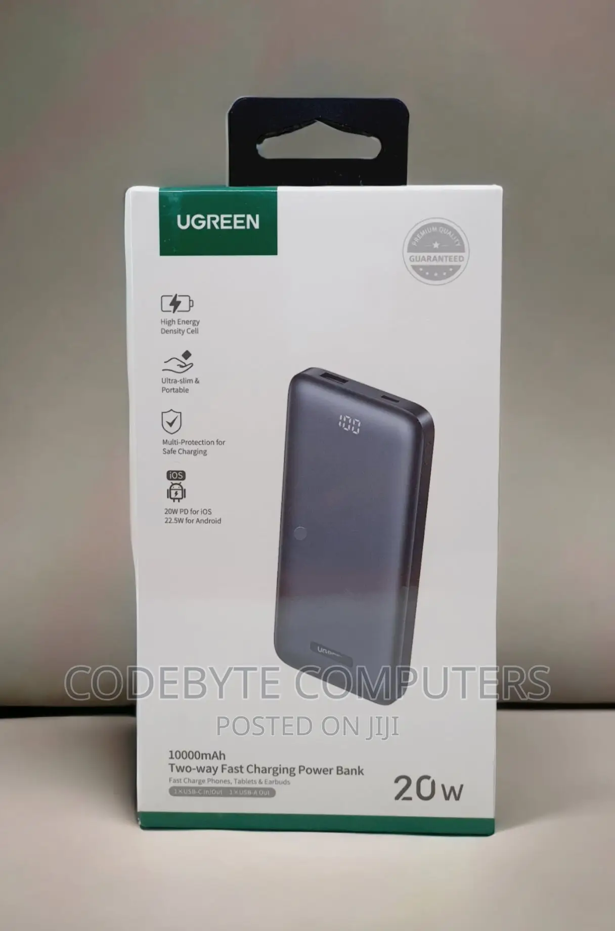 Ugreen 10000mah Two-Way Fast Charging Power Bank