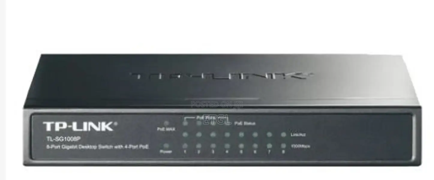 .Tp-Link 8-Port Gigabit Desktop Switch With 4-Port Poe+ – TL