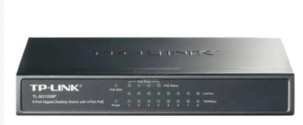 .Tp-Link 8-Port Gigabit Desktop Switch With 4-Port Poe+ – TL - main view