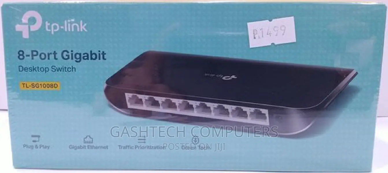 TP-LINK TL-SG1008D 8-Port Gigabit Desktop Switch