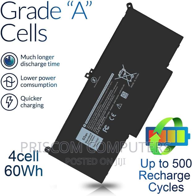 Dell Latitude E7280 E7480 7490 7380 E7290 YXKC F3YGT Batter