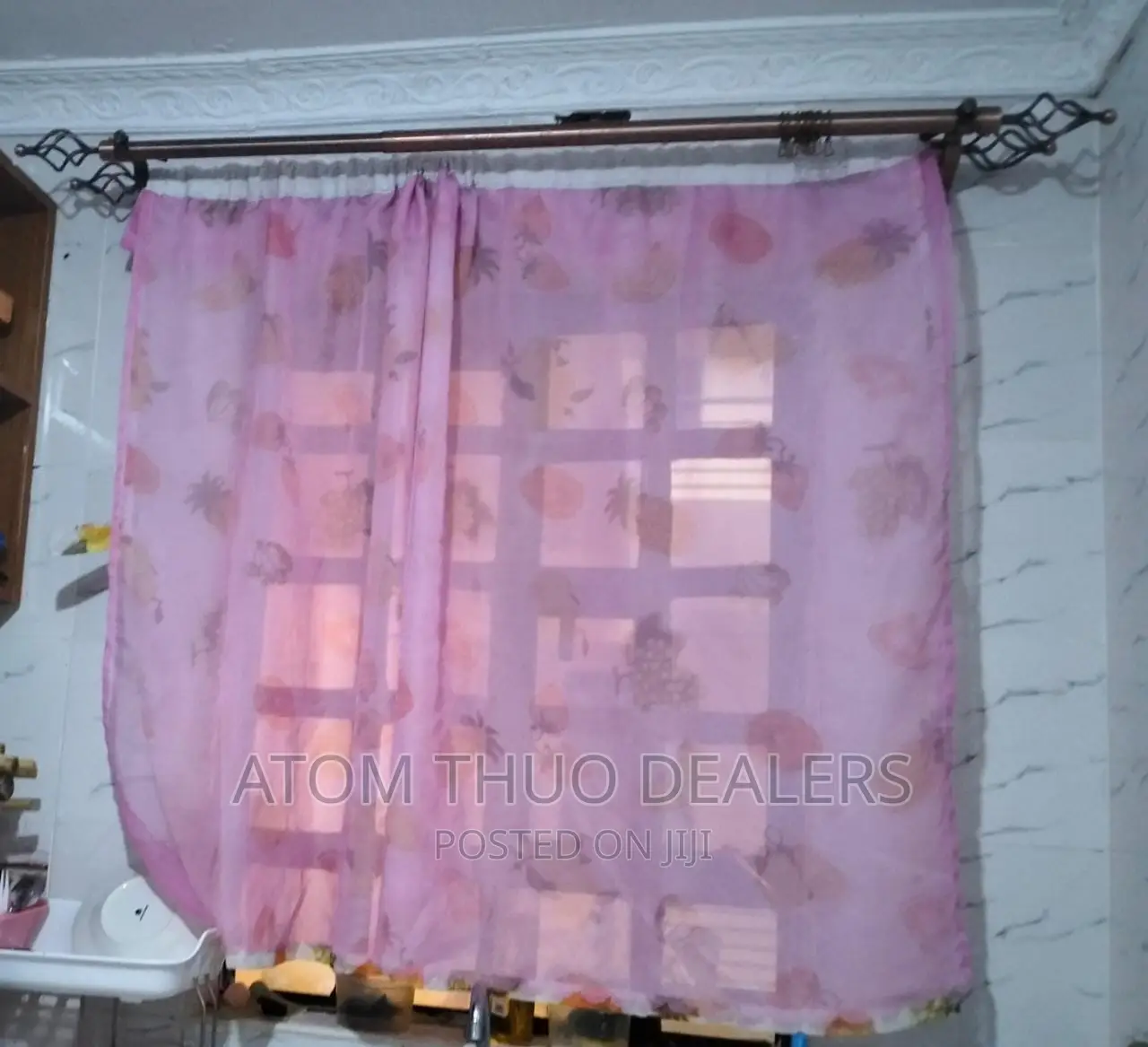 ,  *Kitchen Curtains*
Size- 175 Cm*120cm Height
