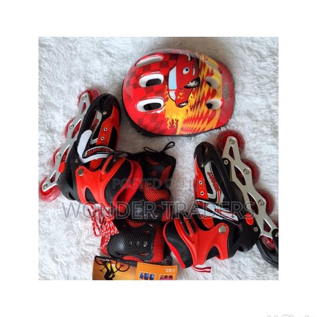 Red Roller Skate Shoes Full Kit*" - main view