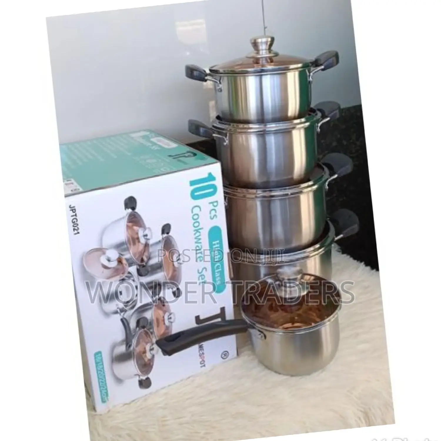 10 PCS Jp Stainless Steel Cookware, Set