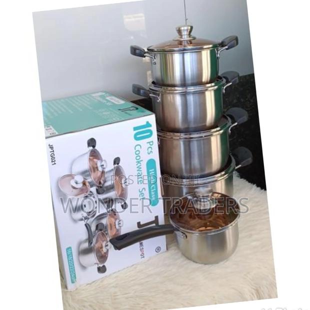 10 PCS Jp Stainless Steel Cookware, Set