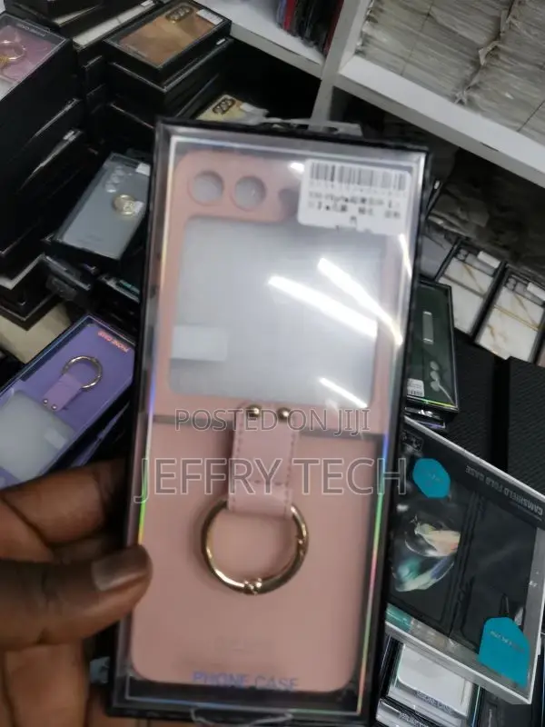 Apricot Silicone Ring Case – For Samsung Galaxy Z Flip 5