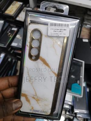 Marble Patterned Case for Samsung Galaxy Z Fold 4/Z Fold 3 5 - thumbnail 2