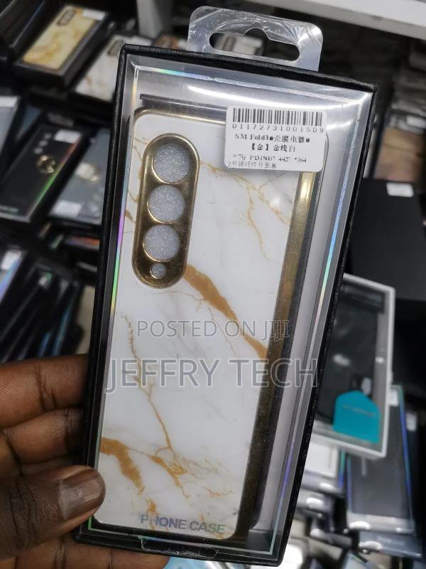 Marble Patterned Case for Samsung Galaxy Z Fold 4/Z Fold 3 5 - main view