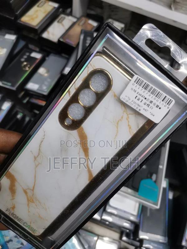Marble Patterned Case for Samsung Galaxy Z Fold 4/Z Fold 3 5 - thumbnail 3