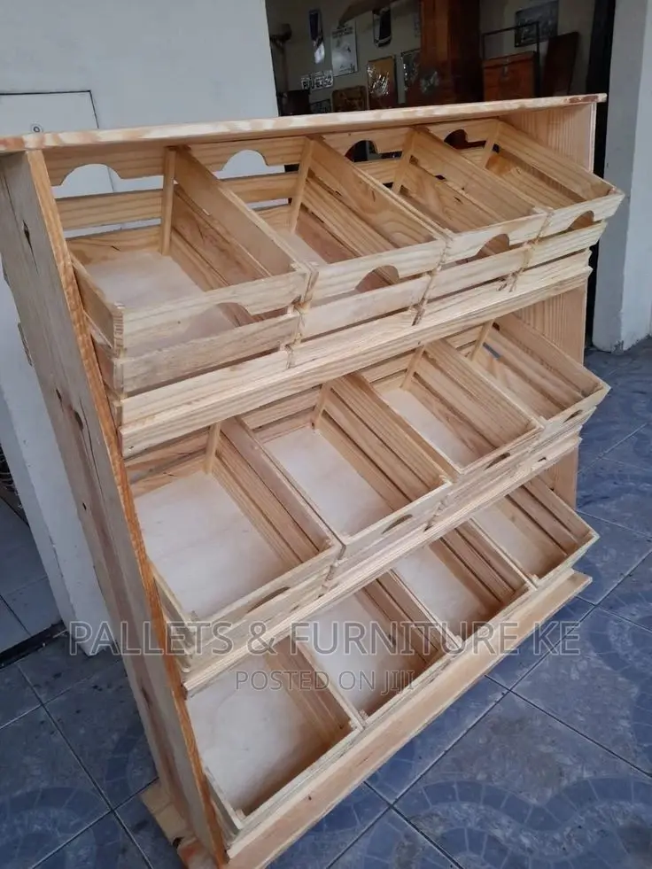 Wooden Vegetables Rack