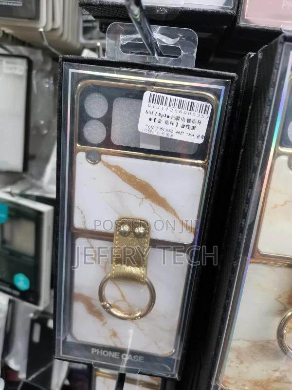 Protective Case With Ring - Samsung Galaxy Z Flip 3 - Marble - main view