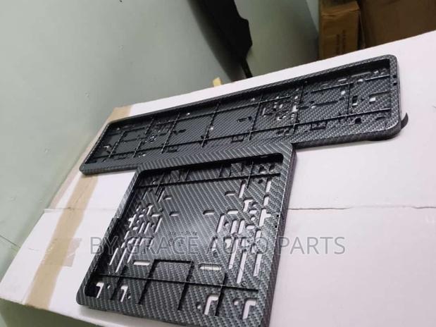 Smart Digital Number Plate Holder Carbon Fibre